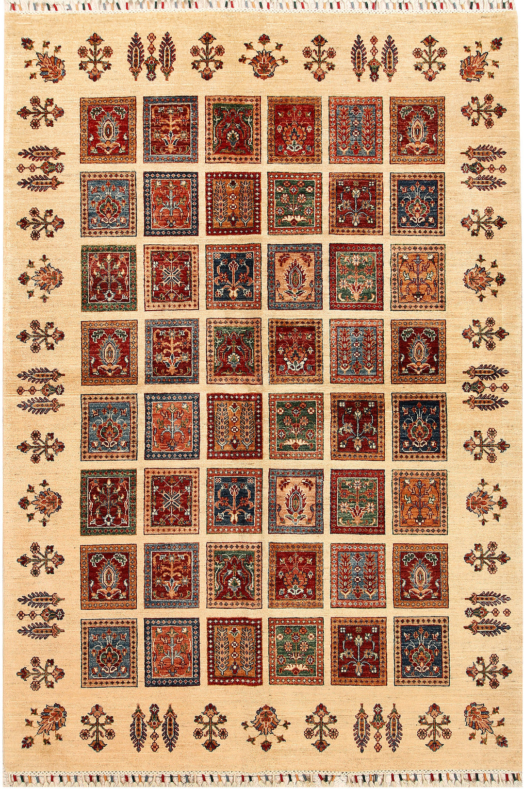 Multi Colored Kazak 5' 7 x 8' 4 - No. 67886 - ALRUG Rug Store