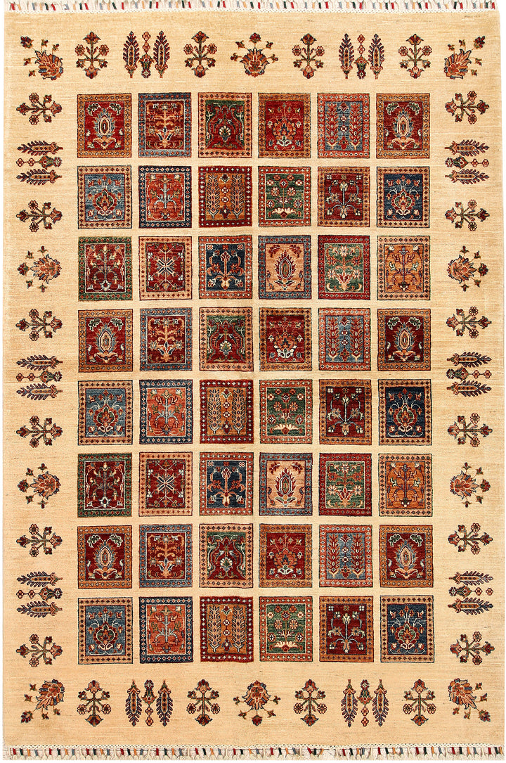 Multi Colored Kazak 5' 7 x 8' 4 - No. 67886 - ALRUG Rug Store