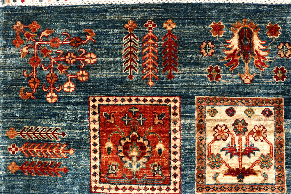 Multi Colored Kazak 5' 9 x 8' 4 - No. 67887 - ALRUG Rug Store