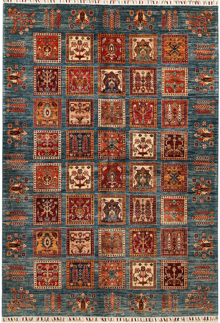 Multi Colored Kazak 5' 9 x 8' 4 - No. 67887 - ALRUG Rug Store