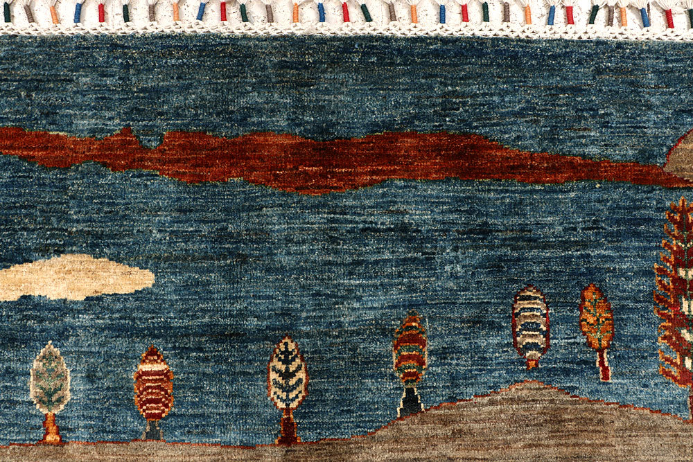 Multi Colored Kazak 5' 8 x 8' 1 - No. 67889 - ALRUG Rug Store