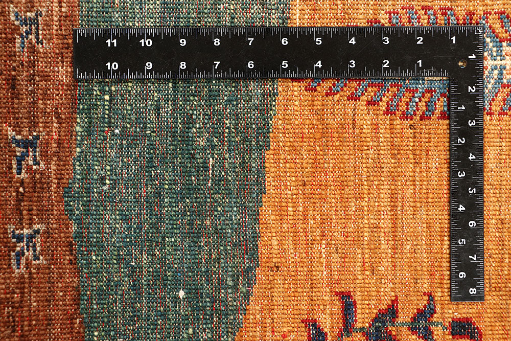 Multi Colored Kazak 5' 8 x 8' 1 - No. 67889 - ALRUG Rug Store