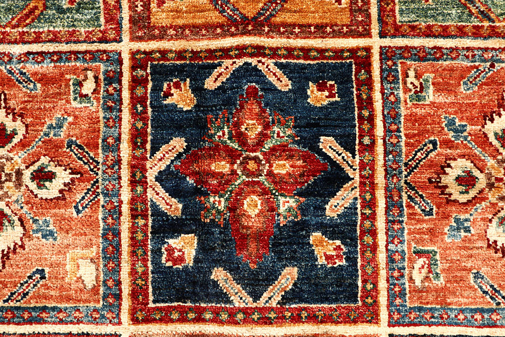 Multi Colored Kazak 5' 10 x 8' - No. 67890 - ALRUG Rug Store