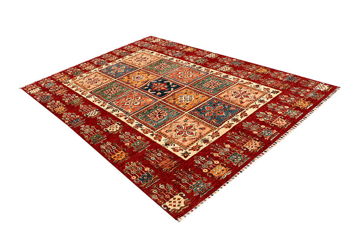 Multi Colored Kazak 5' 10 x 8' - No. 67890 - ALRUG Rug Store