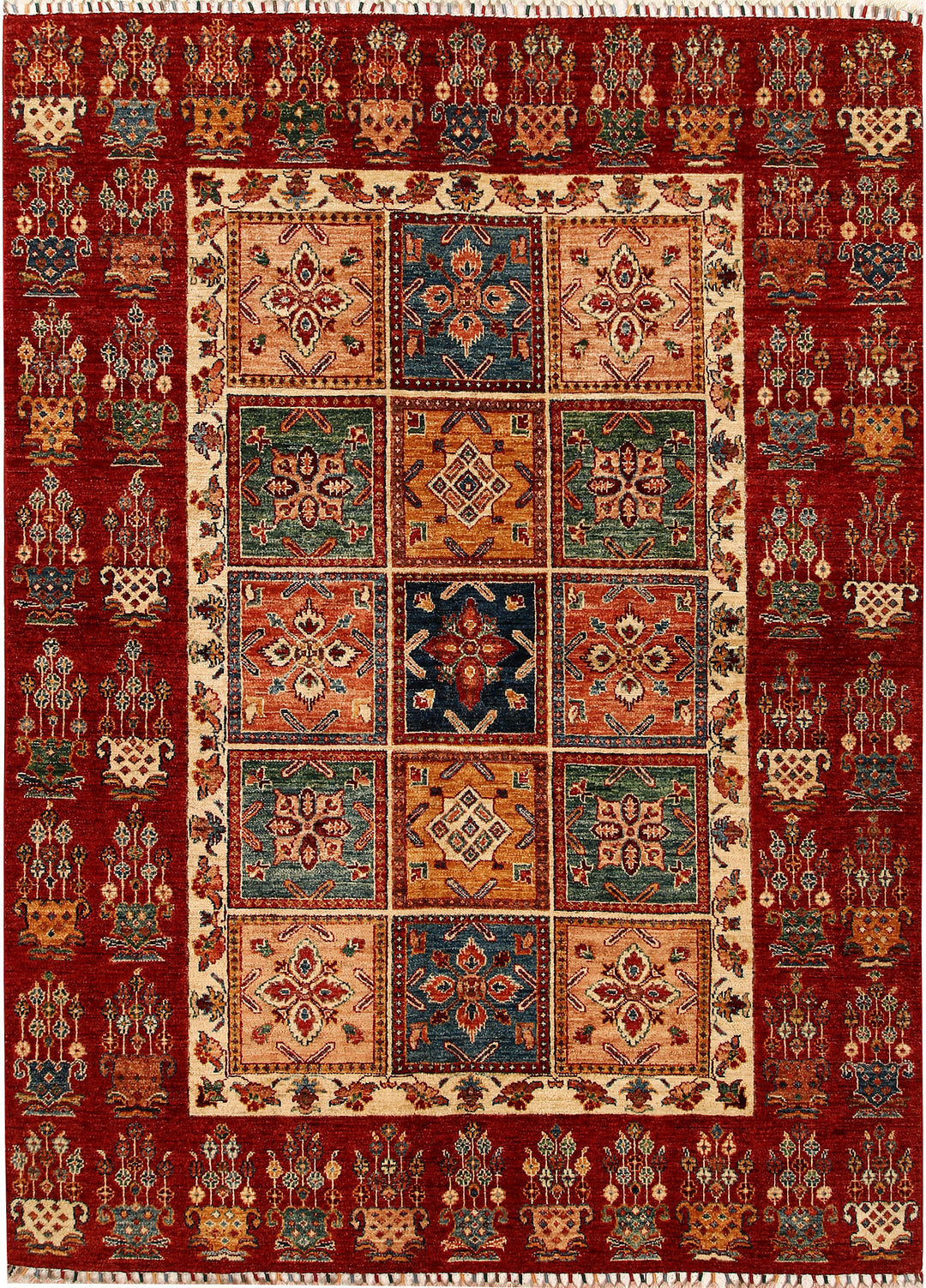 Multi Colored Kazak 5' 10 x 8' - No. 67890 - ALRUG Rug Store
