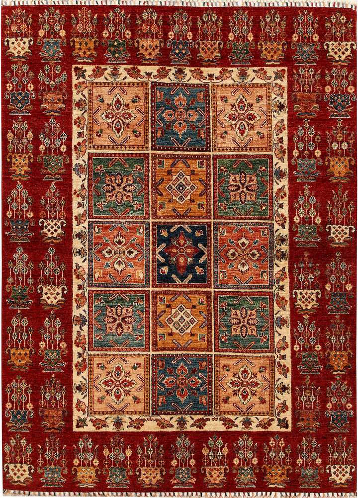 Multi Colored Kazak 5' 10 x 8' - No. 67890 - ALRUG Rug Store