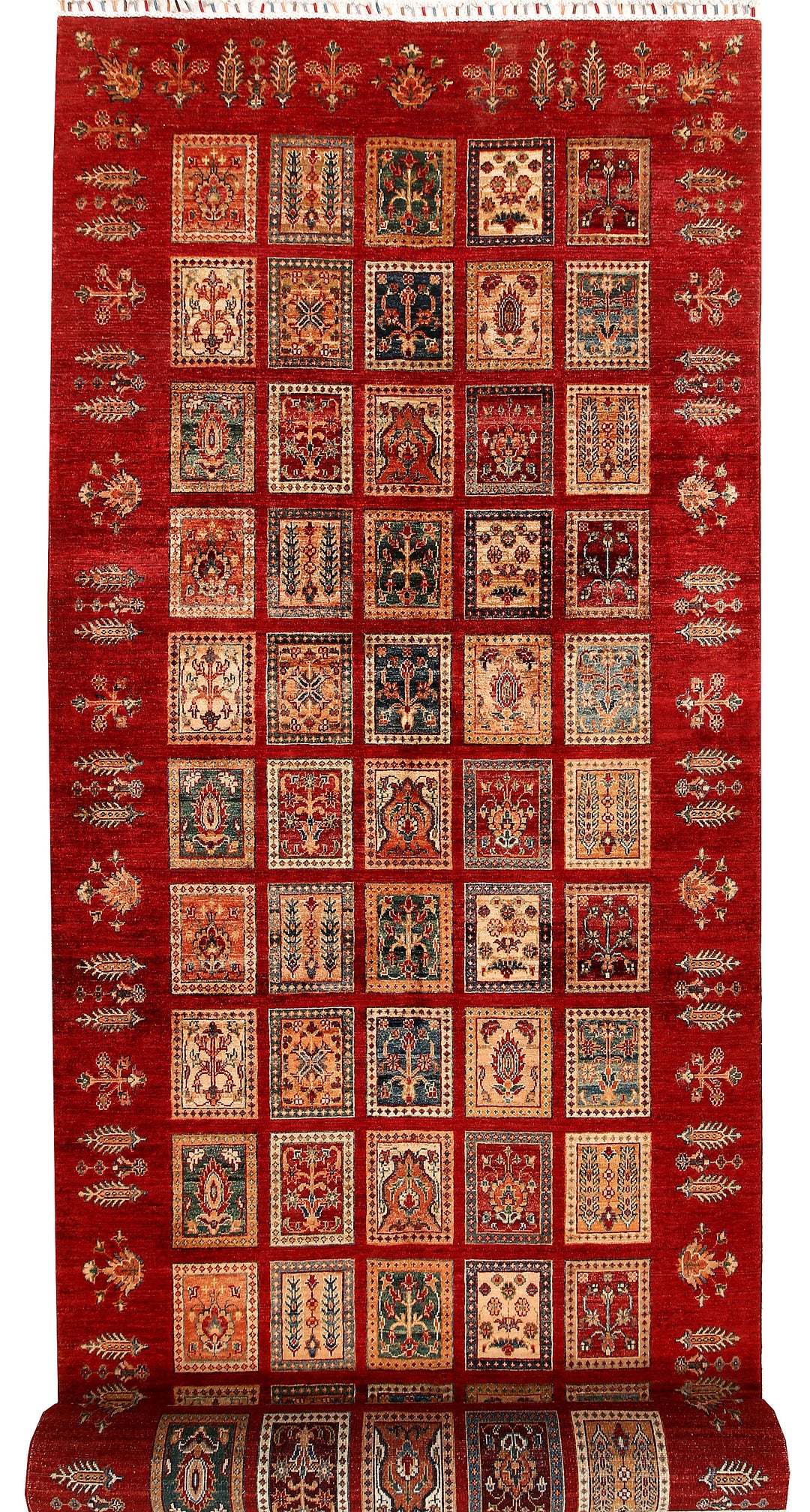 Multi Colored Kazak 4' 11 x 20' 7 - No. 67893 - ALRUG Rug Store