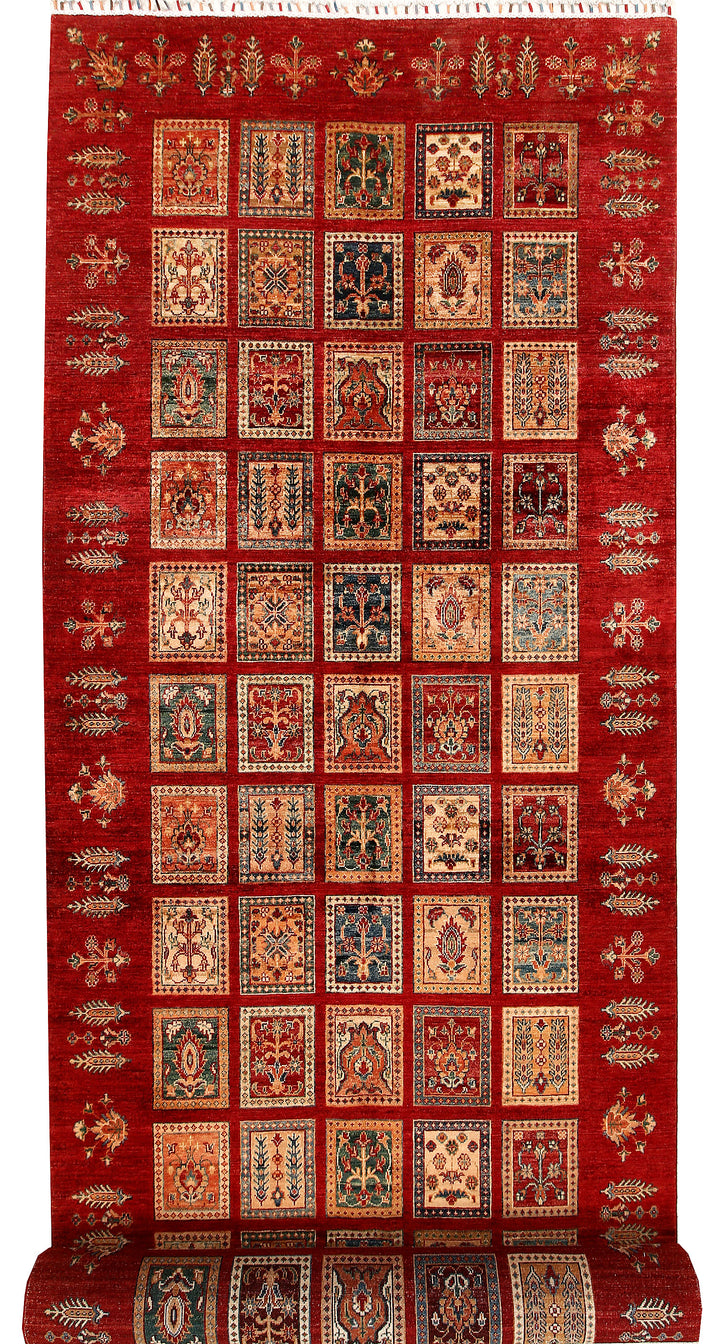 Multi Colored Kazak 4' 11 x 20' 7 - No. 67893 - ALRUG Rug Store