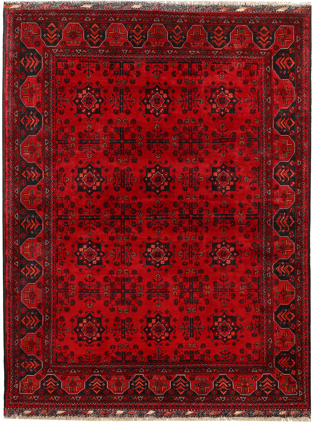Dark Red Khal Mohammadi 4' 11 x 6' 6 - No. 67895 - ALRUG Rug Store