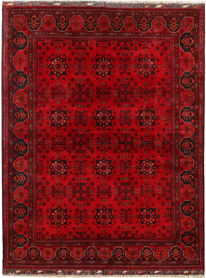 Dark Red Khal Mohammadi 4' 11 x 6' 6 - No. 67895 - ALRUG Rug Store