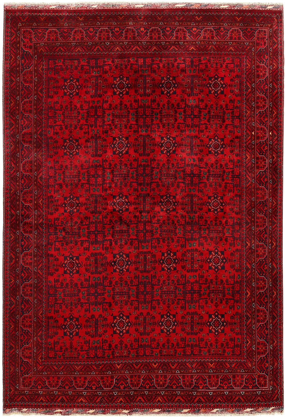 Dark Red Khal Mohammadi 6' 6 x 9' 4 - No. 67896 - ALRUG Rug Store