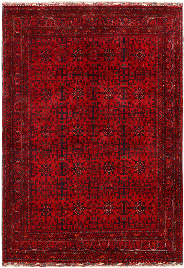 Dark Red Khal Mohammadi 6' 6 x 9' 4 - No. 67896 - ALRUG Rug Store