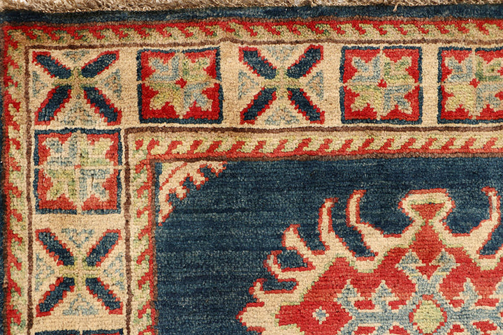 Dark Slateblue Kazak 2' 7 x 7' 6 - No. 67902 - ALRUG Rug Store