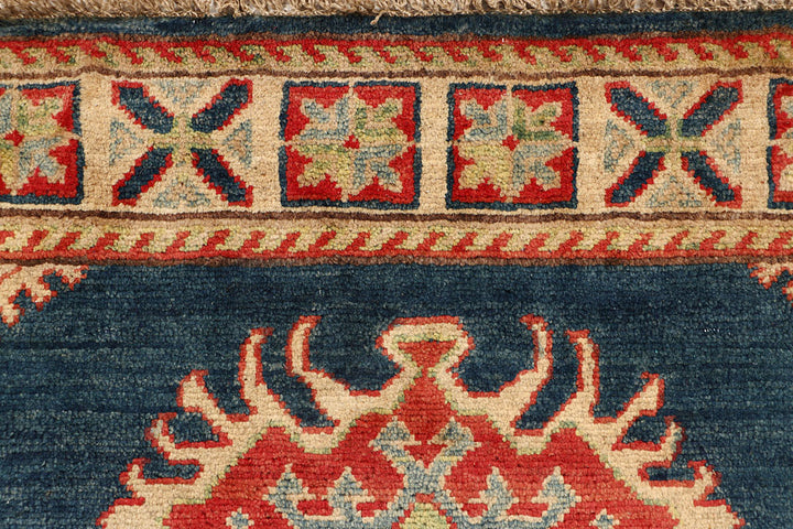 Dark Slateblue Kazak 2' 7 x 7' 6 - No. 67902 - ALRUG Rug Store