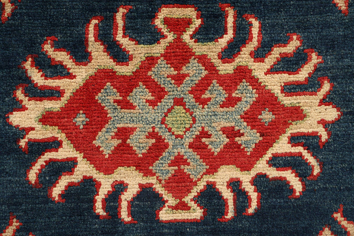 Dark Slateblue Kazak 2' 7 x 7' 6 - No. 67902 - ALRUG Rug Store