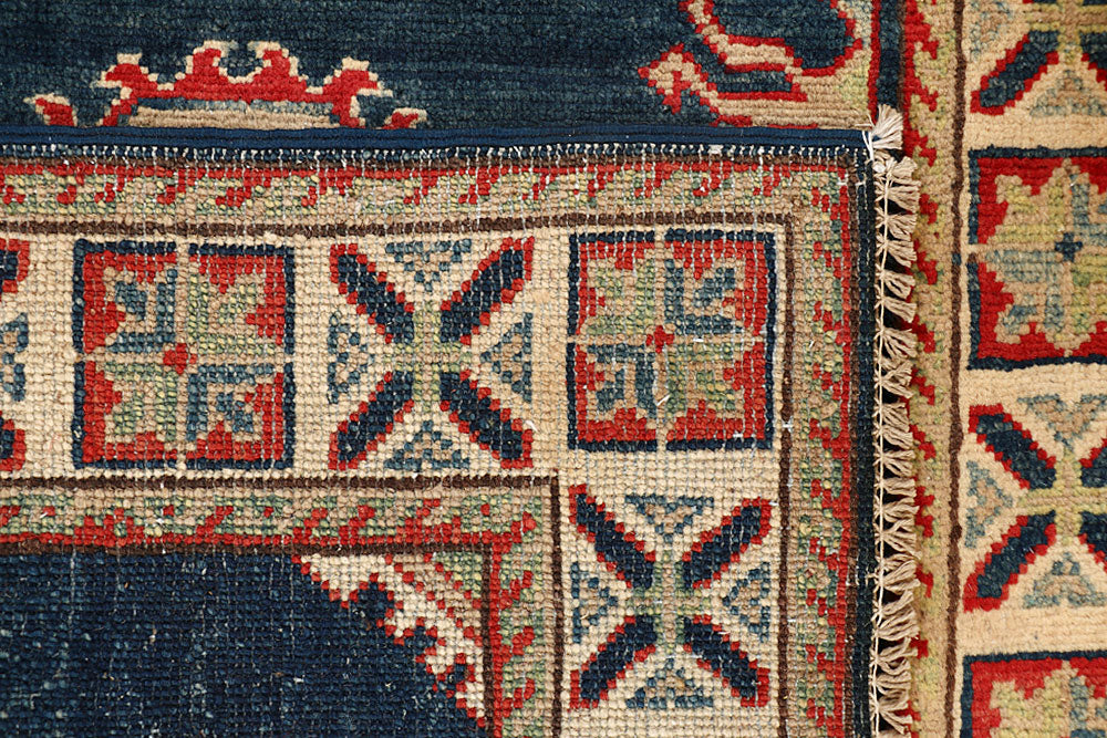 Dark Slateblue Kazak 2' 7 x 7' 6 - No. 67902 - ALRUG Rug Store