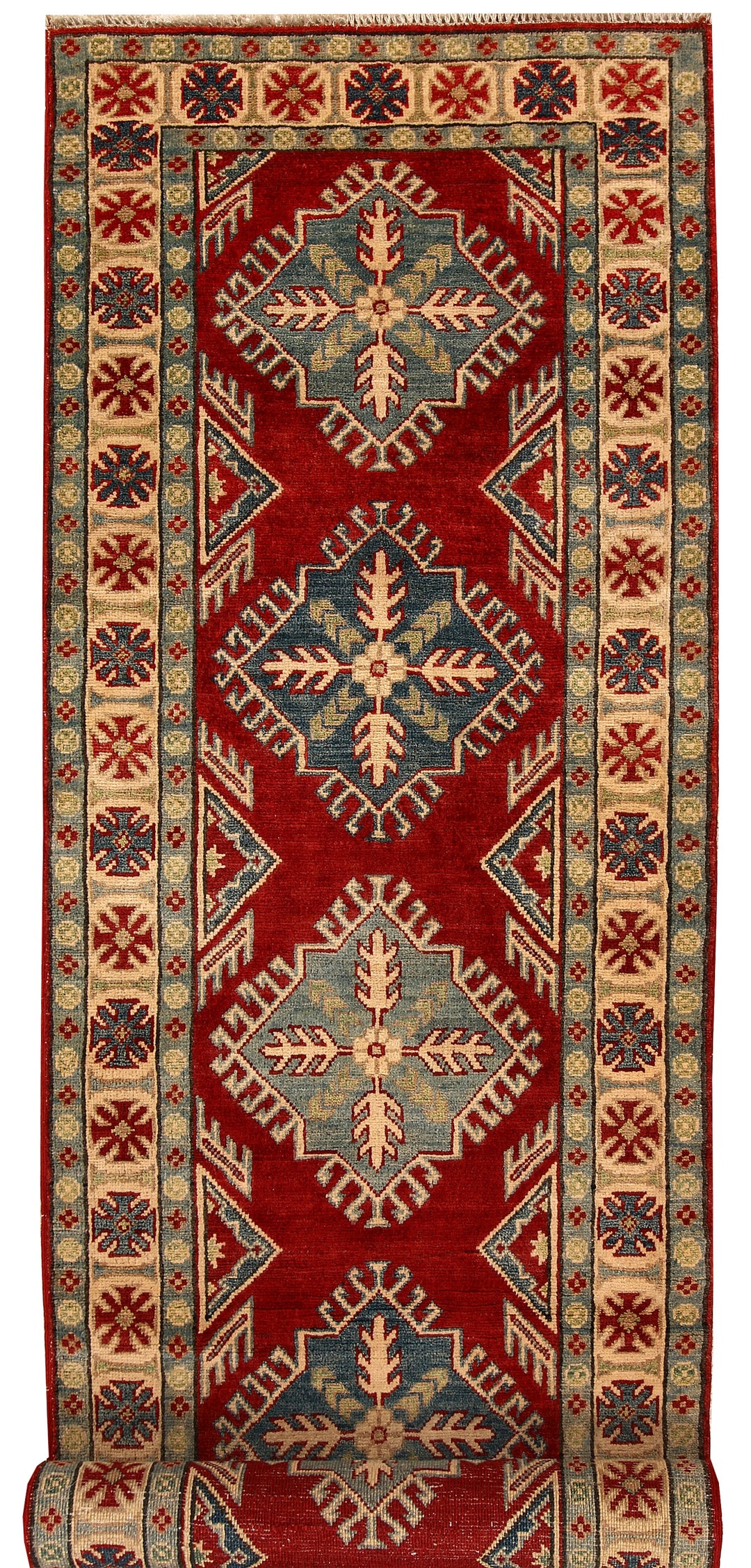 Firebrick Kazak 2' 8 x 10' 2 - No. 67908 - ALRUG Rug Store