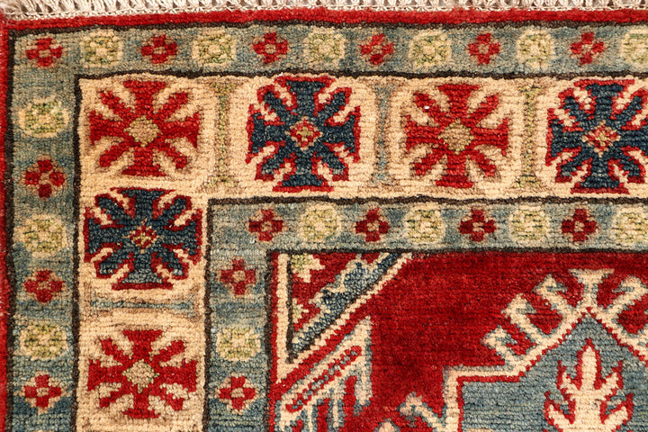 Firebrick Kazak 2' 7 x 10' 2 - No. 67909 - ALRUG Rug Store