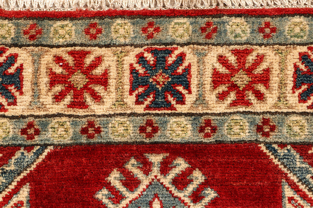 Firebrick Kazak 2' 7 x 10' 2 - No. 67909 - ALRUG Rug Store