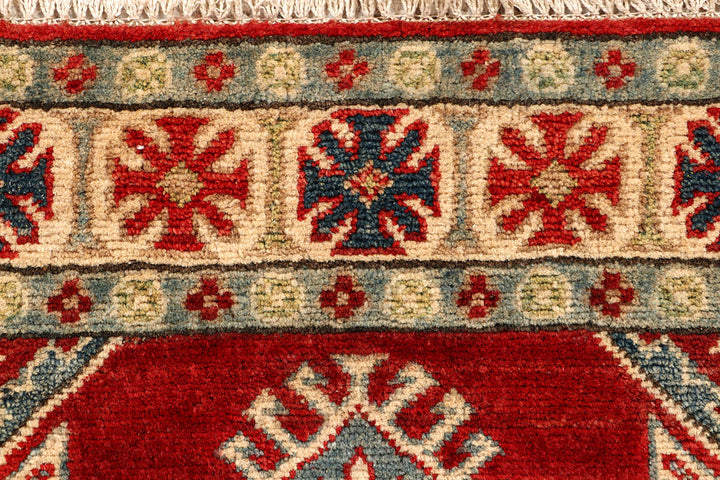 Firebrick Kazak 2' 7 x 10' 2 - No. 67909 - ALRUG Rug Store