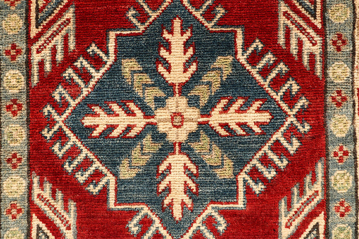 Firebrick Kazak 2' 7 x 10' 2 - No. 67909 - ALRUG Rug Store