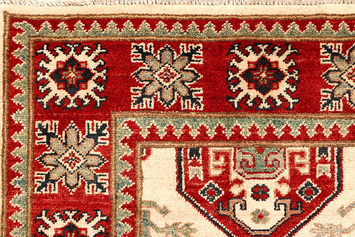 Bisque Kazak 5' 1 x 6' 8 - No. 67910 - ALRUG Rug Store