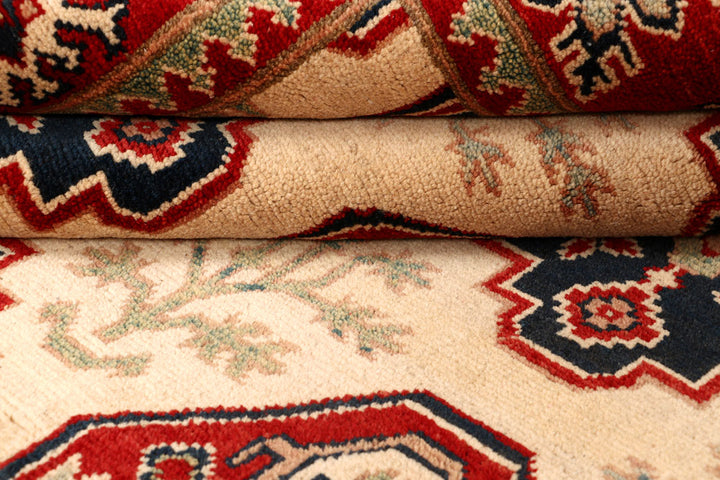 Bisque Kazak 5' 1 x 6' 8 - No. 67910 - ALRUG Rug Store