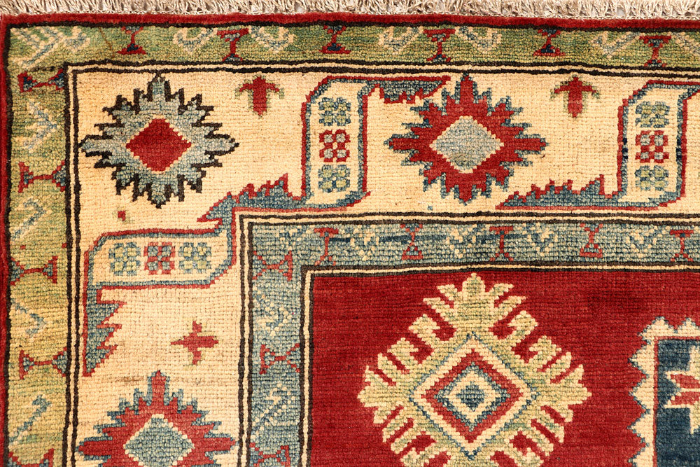 Firebrick Kazak 4' 11 x 6' 6 - No. 67911 - ALRUG Rug Store