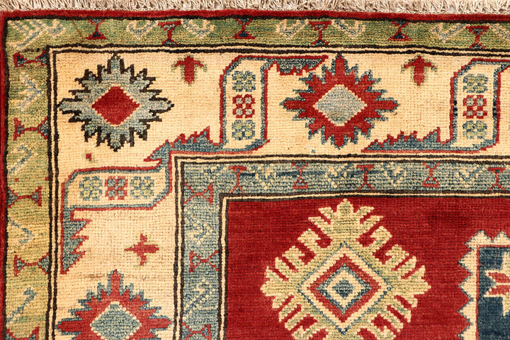 Firebrick Kazak 4' 11 x 6' 6 - No. 67911 - ALRUG Rug Store