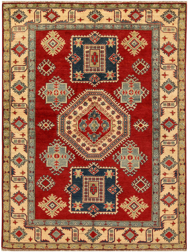 Firebrick Kazak 4' 11 x 6' 6 - No. 67911 - ALRUG Rug Store