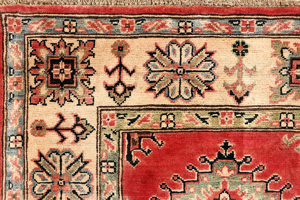 Tomato Kazak 4' 11 x 6' 8 - No. 67912 - ALRUG Rug Store
