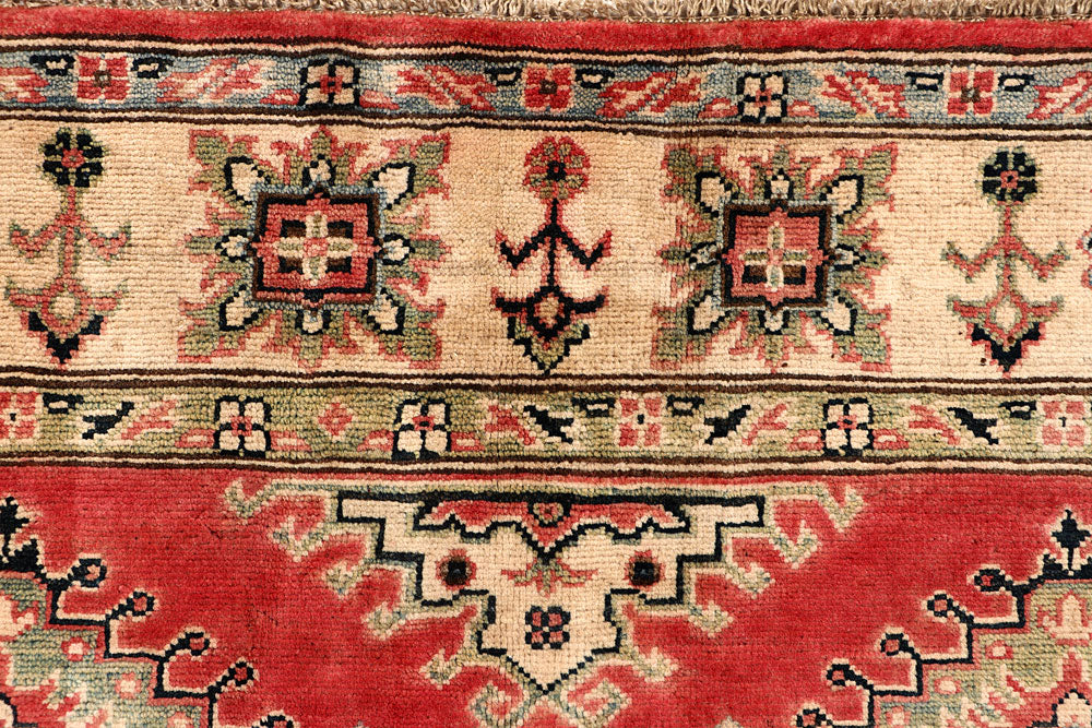 Tomato Kazak 4' 11 x 6' 8 - No. 67912 - ALRUG Rug Store