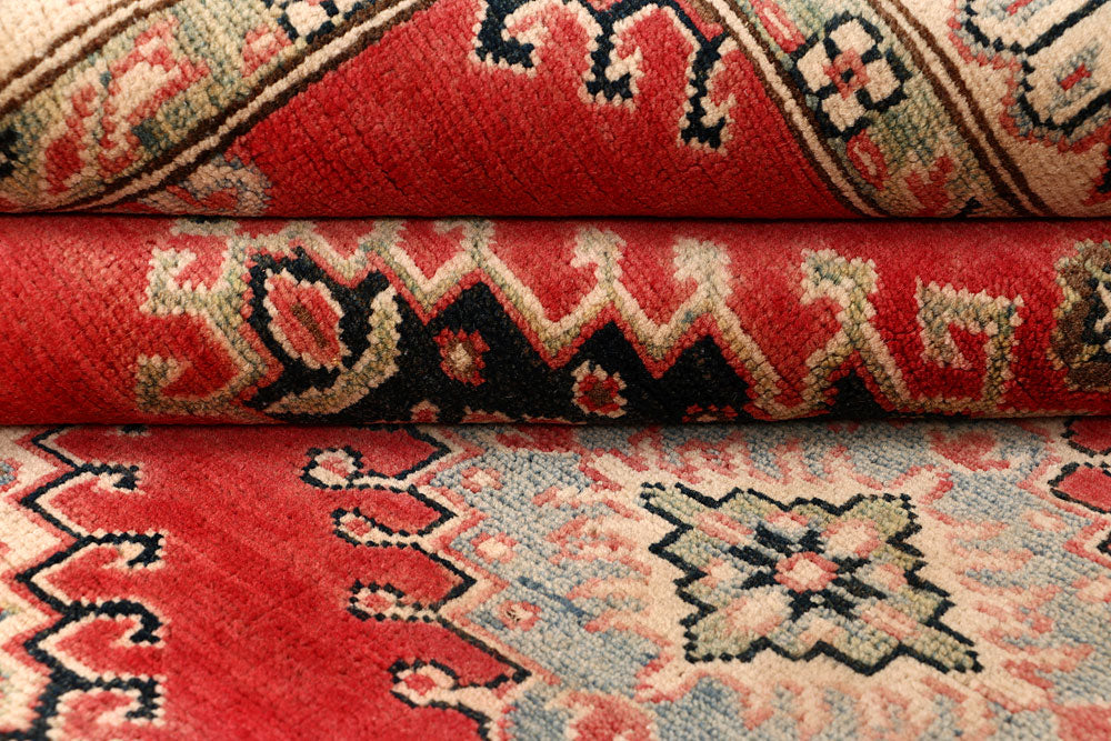 Tomato Kazak 4' 11 x 6' 8 - No. 67912 - ALRUG Rug Store