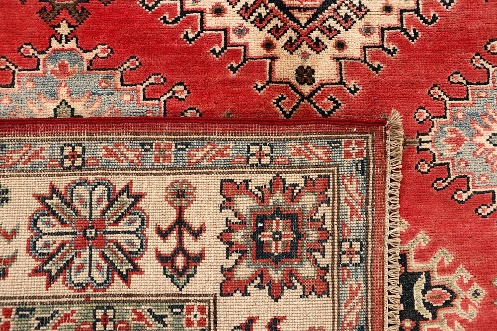 Tomato Kazak 4' 11 x 6' 8 - No. 67912 - ALRUG Rug Store