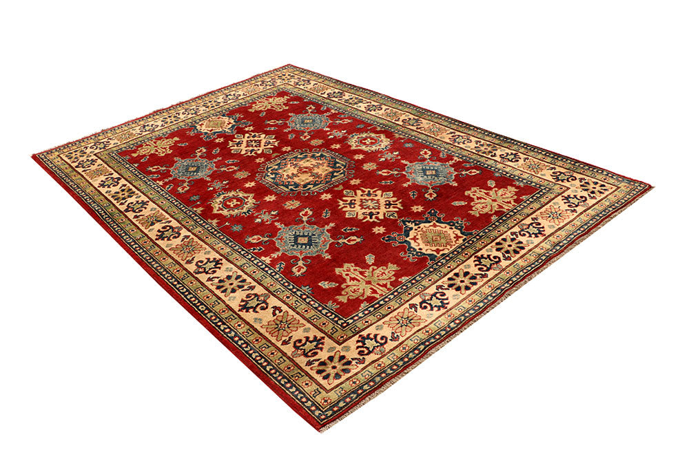 Firebrick Kazak 5' 9 x 8' - No. 67913 - ALRUG Rug Store