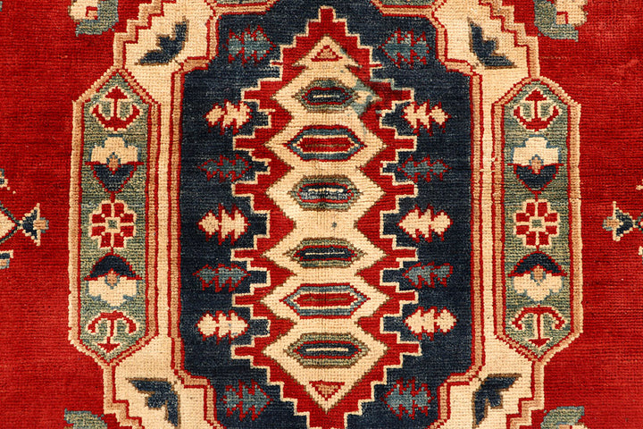 Firebrick Kazak 6' 8 x 9' 9 - No. 67914 - ALRUG Rug Store