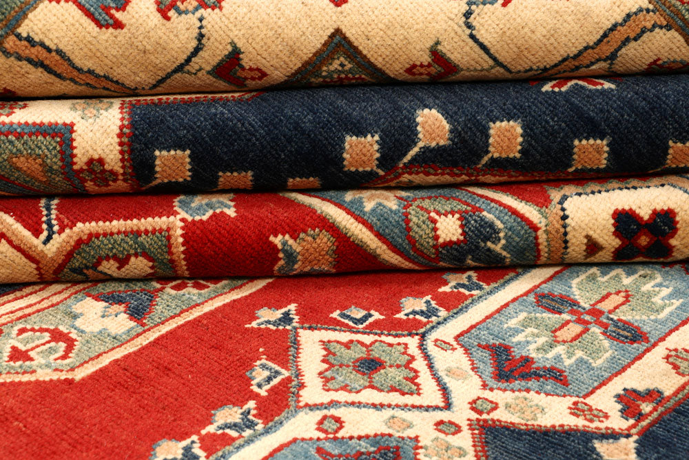 Firebrick Kazak 6' 8 x 9' 9 - No. 67914 - ALRUG Rug Store