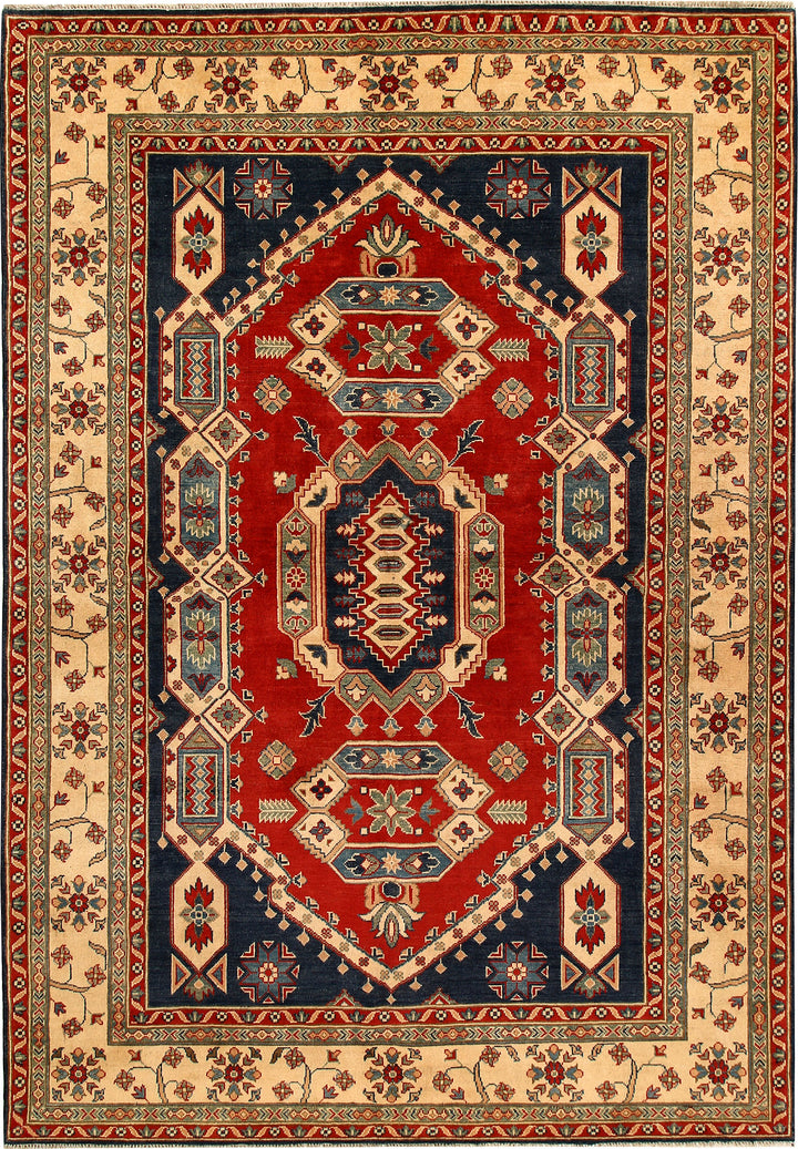 Firebrick Kazak 6' 8 x 9' 9 - No. 67914 - ALRUG Rug Store