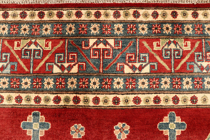 Firebrick Kazak 6' 7 x 9' 11 - No. 67915 - ALRUG Rug Store