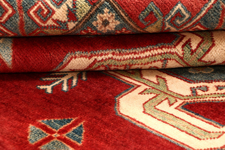 Firebrick Kazak 6' 7 x 9' 11 - No. 67915 - ALRUG Rug Store