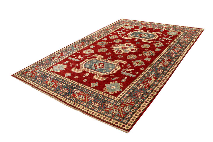 Firebrick Kazak 6' 7 x 9' 11 - No. 67915 - ALRUG Rug Store
