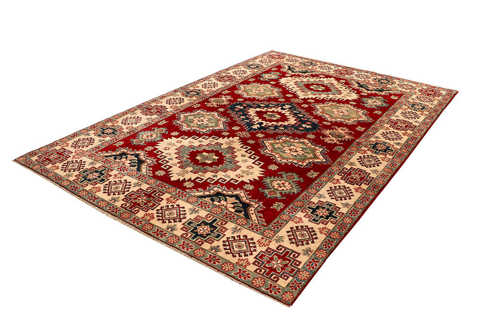 Firebrick Kazak 6' 8 x 9' 9 - No. 67916 - ALRUG Rug Store