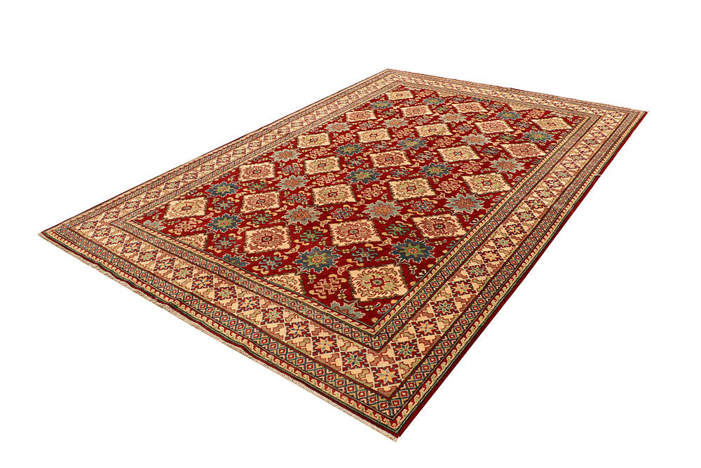 Firebrick Kazak 6' 8 x 10' - No. 67917 - ALRUG Rug Store
