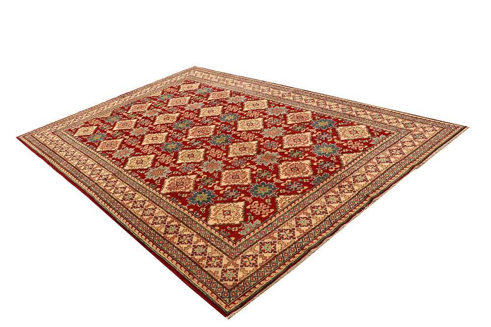 Firebrick Kazak 6' 8 x 10' - No. 67917 - ALRUG Rug Store