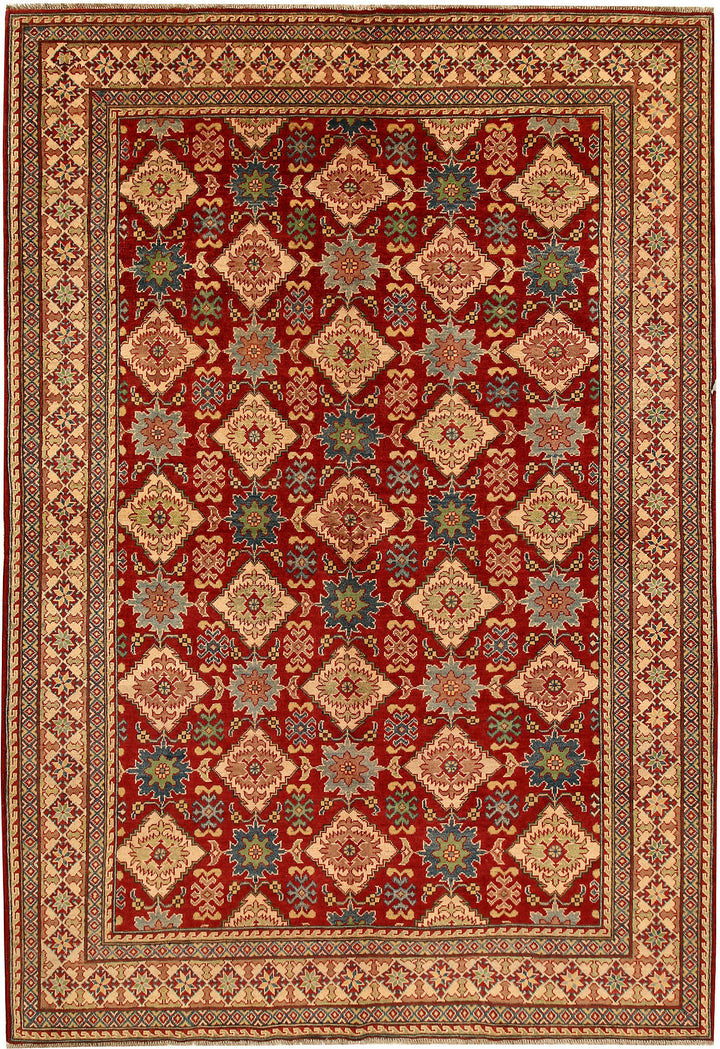 Firebrick Kazak 6' 8 x 10' - No. 67917 - ALRUG Rug Store