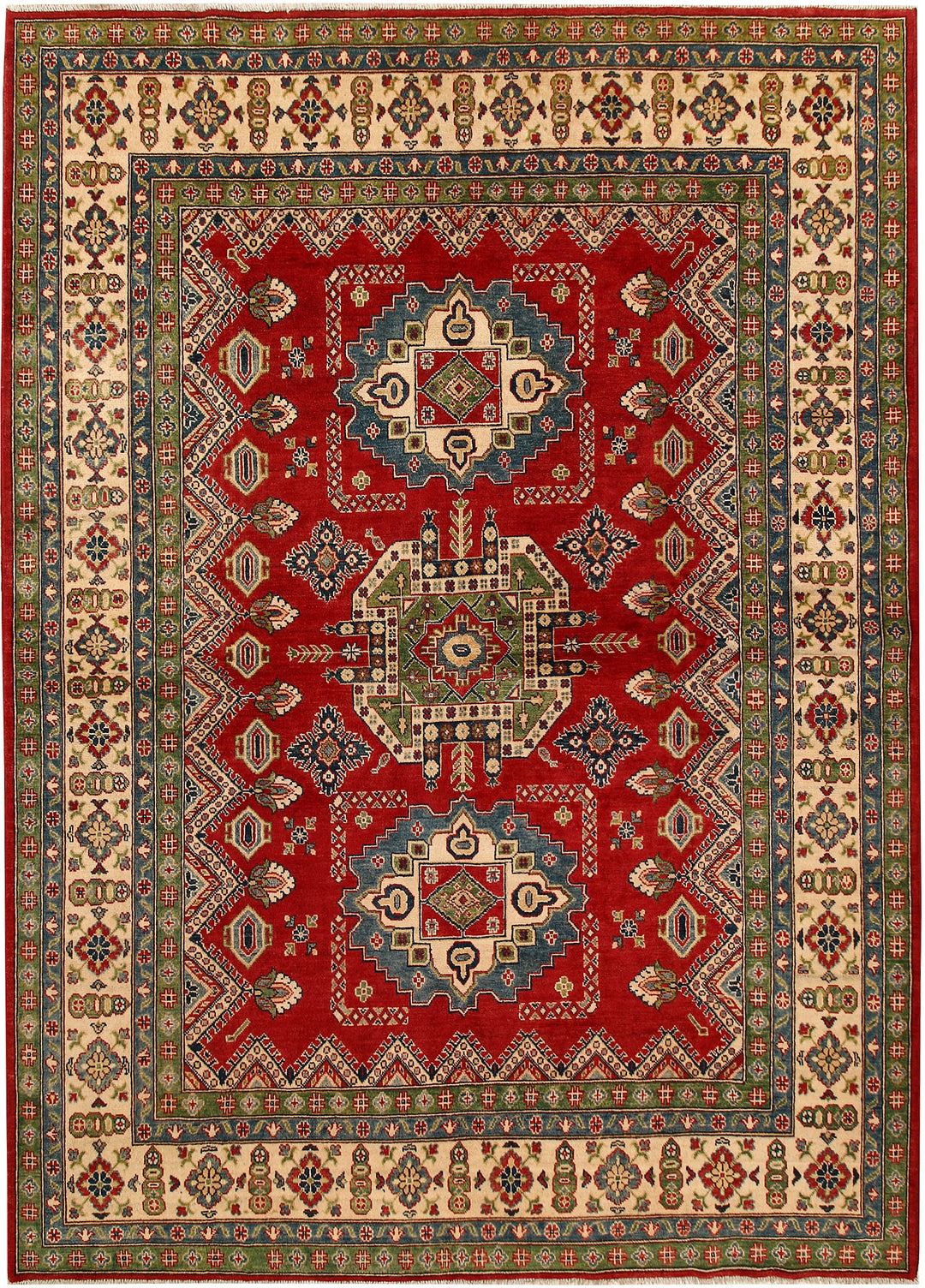 Firebrick Kazak 7' 10 x 10' 1 - No. 67918 - ALRUG Rug Store