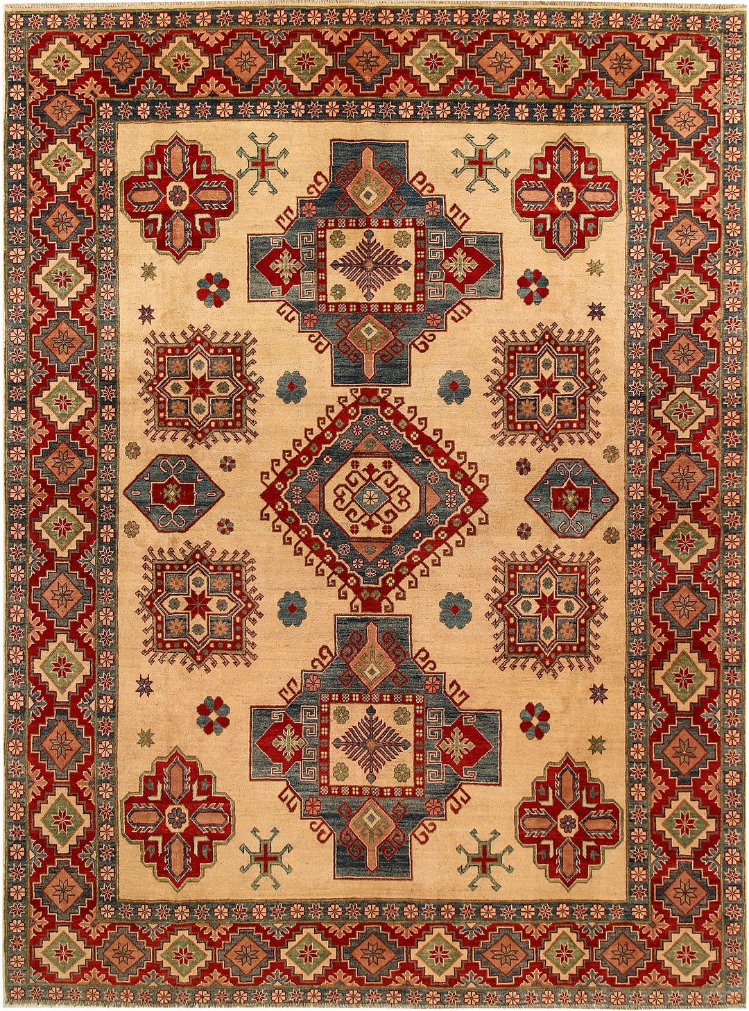 Bisque Kazak 8' 4 x 11' 3 - No. 67919 - ALRUG Rug Store