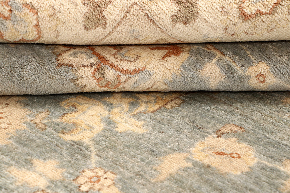 Silver Ziegler 6' 6 x 9' 8 - No. 67920 - ALRUG Rug Store