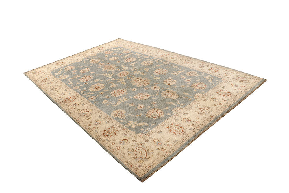 Silver Ziegler 6' 6 x 9' 8 - No. 67920 - ALRUG Rug Store