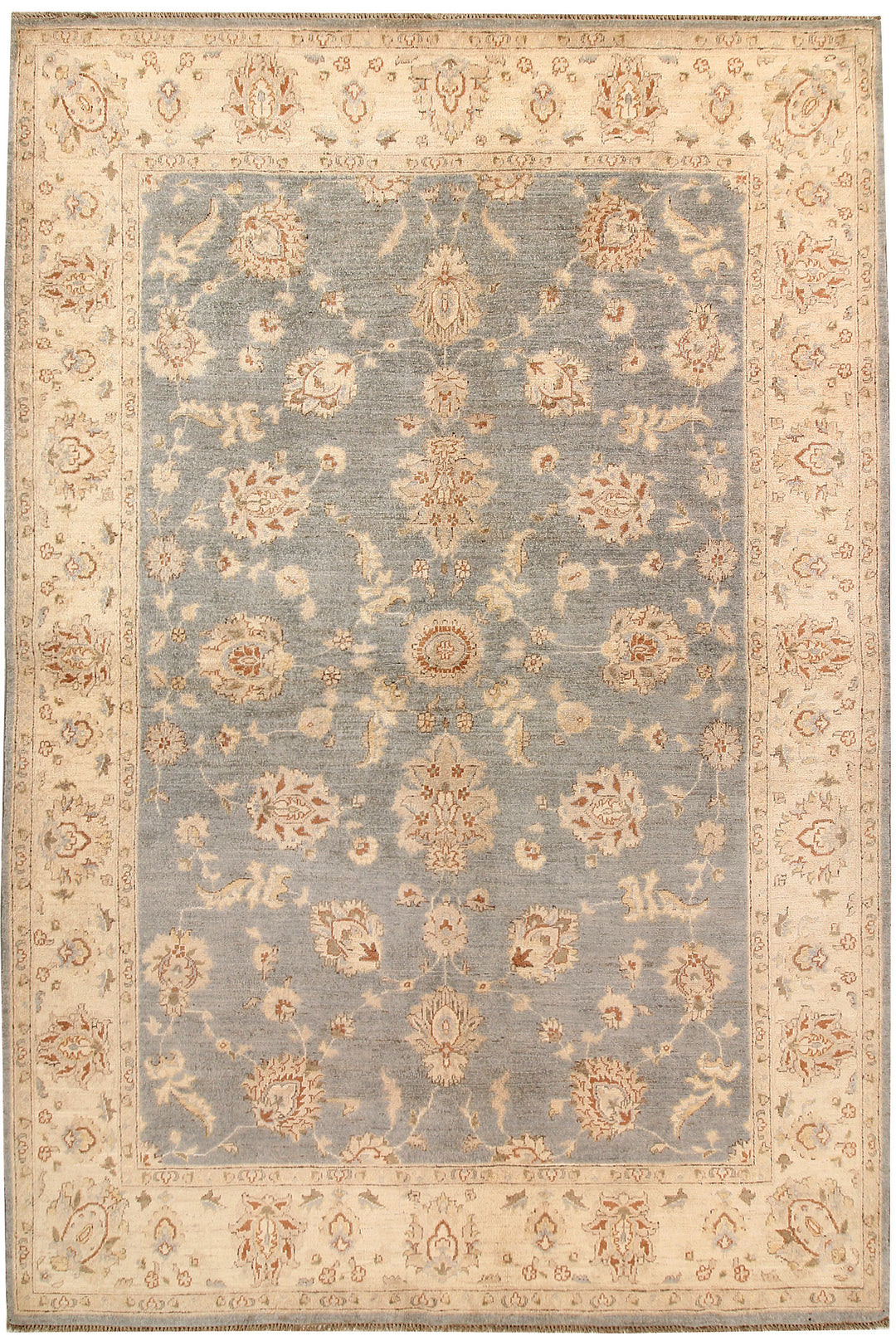 Silver Ziegler 6' 6 x 9' 8 - No. 67920 - ALRUG Rug Store